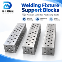 Meisida Nouveaux Blocs de Rehaussement D16 pour Table de Soudage 3D, Boîtier d'Extension et de Rehaussement, Assemblage de Précision, Acier Nitruré, 480 Max