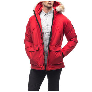 Chaqueta Parka al por Mayor para Hombre, Abrigo Cálido con Capucha, Estilo Casual y Moderno, Nueva Chaqueta Deportiva de Invierno Impermeable, Chaqueta para Hombre de Talla Grande - Product Image 1