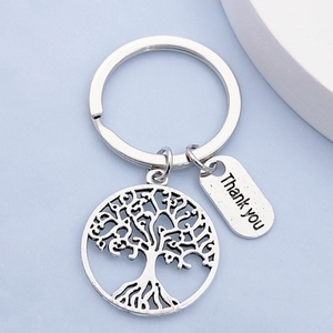 Moda vida árbol gracias <span class=keywords><strong>Yuo</strong></span> llavero temporada de graduación Día de los maestros agradecimiento llavero regalo - Product Image 6