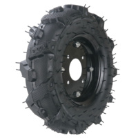 4.00-10 pour les pneus de machines agricoles pneumatiques Micro Tiller 400-10 Roues pivotantes pour tracteurs avec roue en caoutchouc pour mieux