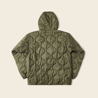 Veste matelassée en duvet ultra-légère personnalisée, avec coutures matelassées, chaude et moelleuse, fermeture éclair, veste d'hiver légère rembourrée, veste décontractée pour homme