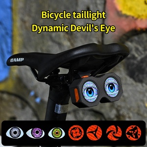 Nueva Luz Trasera LED Inteligente con Control por Aplicación, 82 Modos, Ojos <span class=keywords><strong>de</strong></span> <span class=keywords><strong>Demonio</strong></span>, para Bicicleta/Eléctrica - Product Image 6