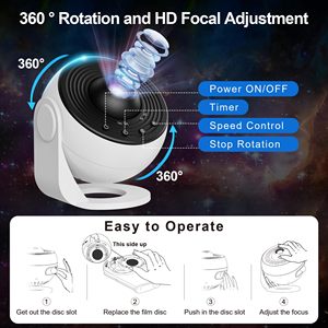 เครื่องฉายดาวแบบโฮมเธียเตอร์รุ่นใหม่ ฉายภาพ HD 4K ฟิล์มฉายภาพกาแล็กซี่ ไฟกลางคืนกาแล็กซี่ เครื่องฉายแสงกลางคืนกาแล็กซี่ - Product Image 5