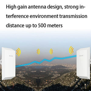 Tenda O1-5G อุปกรณ์เชื่อมต่อไร้สายภายนอกอาคาร ความเร็ว 867Mbps 9dBi แบบจุดต่อจุด ตั้งค่าไว้ล่วงหน้า 5.8GHz CPE กล่องกันน้ำมาตรฐาน IP65 ชุด 2 ชิ้น - Product Image 5