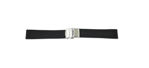 Bracelets de montre intelligente classiques JD031, en silicone noir, résistants à l'eau, unisexes, logo personnalisé, tailles 18-24 mm, bracelet en silicone - Product Image 6