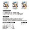 Nourriture humide <span class=keywords><strong>pour</strong></span> chats, collations hydratantes, pâte de viande liquide en conserve, boîte de 12 sachets avec lait de chèvre, poulet, morue et lapin - Product Image 3
