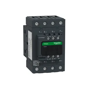 Schneider LC1-DT25GD Tesys D serisi kontaktör LC1DT25GD orijinal 4P 12A 125VDC FR 125 V DC orijinal paket 1 NO + 1 NC 4 NO