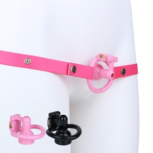 กรงครอบอวัยวะเพศชายแบบเรซิ่น AS-032 น้ำหนักเบา สวมใส่ได้ พร้อมสายสวนปัสสาวะ ของเล่นรัดอวัยวะเพศชายแบบซ่อนเร้น - Product Image 1