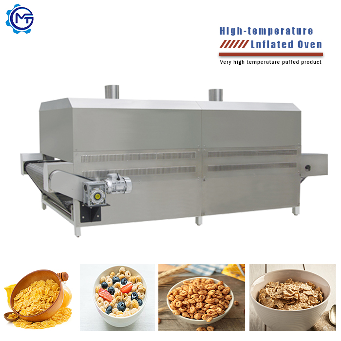 Puff Corn Flake Making Machine Large Capacity 500 - 1000 Kg/H