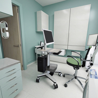 Chariot de scanner dentaire oral silencieux de haute qualité avec support d'écran, design moderne pour hôpital et clinique, pour hôtels et centres commerciaux