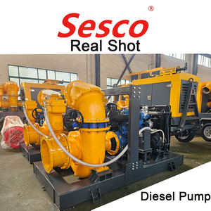 ปั๊มน้ำเสียแบบดูดเองได้ Sesco 4 6 8 10 12 16 นิ้ว ความจุสูง พร้อมเครื่องยนต์ - Product Image 4