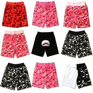 Shorts de camouflage double face de haute qualité BAPEES, shorts de basket-ball pour hommes, respirants, en coton, pour le sport - Product Image 1