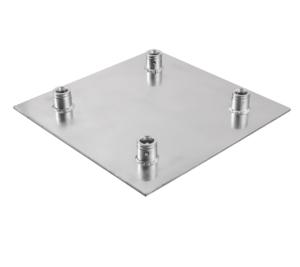 Placa Base para Treliça de Eventos em Alumínio, Ferro e Aço, para Instalação de Treliças de Base em Formato Quadrado, com Parafuso de Fixação e Tipo Espigão - Product Image 3