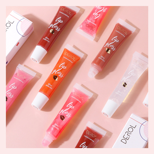Etiqueta privada Logotipo personalizado Maquillaje Brillo natural Bálsamo labial Hidratante Plumper Clear Shimmer Brillo labial - Product Image 1