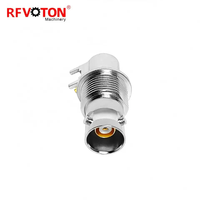 Connecteur TRB Twinaxial/Triaxial Jack Femelle à Trois Broches, Montage sur Panneau Non Constant, Traversant, Angle Droit, à Souder