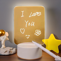 Lampe de nuit 3D en acrylique à brancher, LED blanc chaud, lampe de bureau, garantie de 2 ans, certifiée FCC, pour la chambre à coucher, le salon, la décoration de la maison