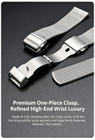 Bracelet de montre en maille milanaise en acier inoxydable 316L de luxe, étanche et respirant, 20 mm 22 mm, à libération rapide