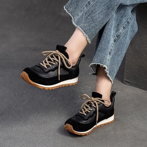 Zapatos deportivos casuales de suela gruesa, estilo retro, cómodos, estilo universitario, para mujer. - Product Image 2