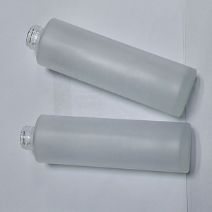 Vendita calda <span class=keywords><strong>150</strong></span> <span class=keywords><strong>ml</strong></span> smerigliato bottiglia di vetro cosmetica pompa bottiglia di lozione per la cura della pelle - Product Image 5