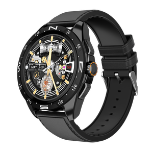 Reloj Inteligente Deportivo H6 Max de Alta <span class=keywords><strong>Calidad</strong></span>, con Pantalla Circular Dorada, Android, de Acero Inoxidable, para Hombre, a Bajo <span class=keywords><strong>Precio</strong></span> - Product Image 4