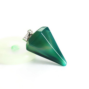 Đồ Trang Sức Bói Toán Con Lắc Tự Nhiên Đá Lục Giác Thạch Anh Mặt Dây Chuyền Handmade Chakra Amulet 6 Mặt Healing Pha Lê Mặt Dây Chuyền - Product Image 6