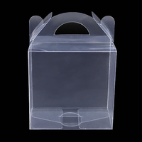 Boîte pliante transparente en PET/PVC, boîte cadeau transparente en plastique, boîtes à friandises transparentes