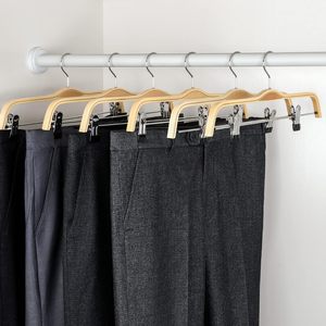 Thời trang cao cấp ván ép móc áo không có vai vết sưng nhiều lớp gỗ móc áo với thêm mềm không trượt cao su Grips - Product Image 6