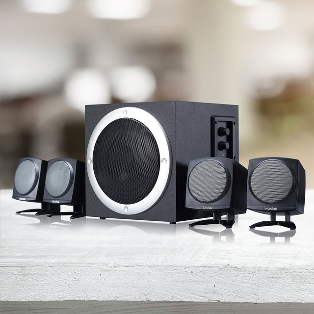Microlab 4.1 Home Theatre System Blue Tooth Portable Speaker Audio System Loud Sound Hifi Subwoofer Speaker