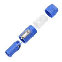 Prise de châssis Powercon Type A robuste 20A 250V 3 broches, adaptateur de panneau pour équipement audio professionnel de scène