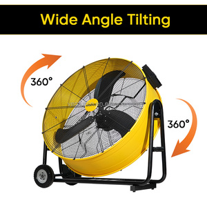 Ventilateur sur pied en métal à grande vitesse de 18 pouces avec <span class=keywords><strong>3</strong></span> pales en aluminium, vent puissant - Product Image 5