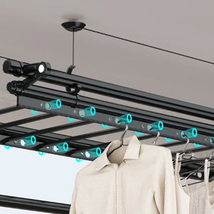 Séchoir à linge de plafond Séchoir à linge mural à commande manuelle - Product Image 4