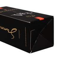 Boîtes d'emballage en carton pour whisky et vin, avec gaufrage personnalisé, revêtement UV mat, taille personnalisée pour cadeaux et artisanat