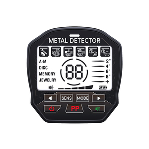 Detector de Metales Profesional con Bobina de Búsqueda de 30 cm, Pantalla LCD de Plástico Negro para Adultos, Cazatesoros - Product Image 3