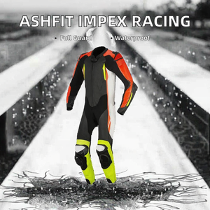 ชุดขับขี่มอเตอร์ไซค์ ASHFIT IMPEX สำหรับทุกเพศ ทำจากหนัง กันน้ำ ป้องกันทั้งตัว เหมาะสำหรับขับขี่บนทางเรียบ ทางวิบาก และทัวร์ริ่ง - Product Image 2