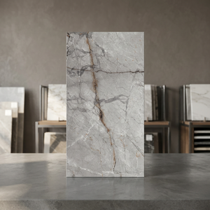 Orisis Grey Terrazzo Carving Porcelain Tiles 600x1200mm Retro Surface for Indoor Outdoor <b>Flooring</b> - Product Image 1