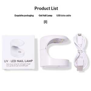 Mini Lámpara UV LED para Uñas, Portátil, USB, para Curado de Esmalte en Gel, para Arte de Uñas - Product Image 1
