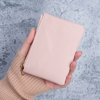 Pochette Cadeau Durable avec Fermeture Éclair pour Maquillage, Sac de Voyage en Cuir PU, Emballage Cosmétique, Bijoux, Porte-Monnaie Simple à Fermeture Éclair