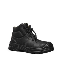 Sepatu Kerja Safety Steel Toe Hitam Custom Hang Tag Langsung dari Pabrik untuk Pekerja Industri Bengkel