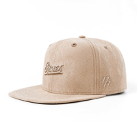 Topi Snapback 6 Panel tepi datar tidak terstruktur Logo bordir kustom Suede kualitas tinggi Natal
