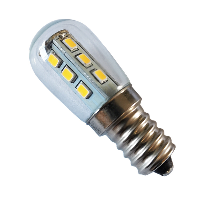 Горячая продажа T18 T19 стеклянная крышка 1,5 Вт 2 Вт DC12V 24 В теплый белый E12 E14 Ba15d светодиодные лампы холодильника, LED-MINI-E12