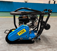 Compacteur de plaques vibrant portatif diesel OEM 3HP G154 Mini Forward Earth, 89 kg, neuf, certifié CE, accepte les designs personnalisés