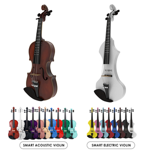 NAOMI Original Design Smart Violine Intelligente Geige LED-Griffbrett Bluetooth Akustische Elektrische Violine <span class=keywords><strong>Software</strong></span> OEM - Product Image 6