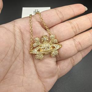 Collar y Pulsera Empress Dowager High Version Bones Saturn de Lujo y Moda con Zirconia Principal - Product Image 4