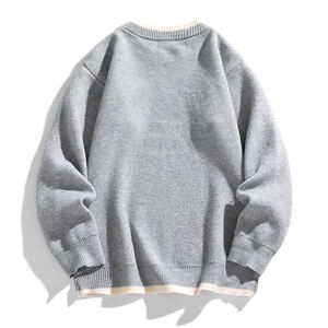 Nouveau style 2026 Pulls pour hommes Horse Men, col montant, demi-zip, pull Paul décontracté, haut tricoté décontracté - Product Image 3