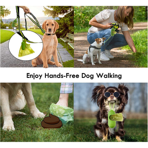 Soporte de bolsa de caca de perro compostable biodegradable sin olor para una experiencia de caminar higiénica y sin olores - Product Image 2