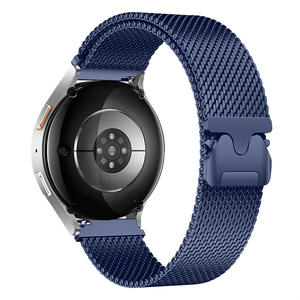 Correa Magnética Milanesa Lionorm para Samsung Galaxy <span class=keywords><strong>Watch</strong></span> 7 y <span class=keywords><strong>Huawei</strong></span> <span class=keywords><strong>Watch</strong></span> GT 4/5/6, Hebilla <span class=keywords><strong>de</strong></span> Paracaídas, Correa <span class=keywords><strong>de</strong></span> Metal para Reloj - Product Image 6