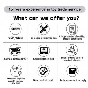 Custom Kids Plush Figure Smiling Critters <b>Stuffed</b> Animal <b>Toys</b> PP Cotton Mesh Filling - Product Image 4