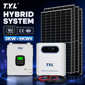 Système <span class=keywords><strong>Solaire</strong></span> Modulaire <span class=keywords><strong>3KW</strong></span> 5KWH pour Serres, Vignobles, Complexes Hôteliers, Élevages, Kits de Câblage Autonome, Villages, Fermes, Unités CA, Offres Spéciales - Product Image 1