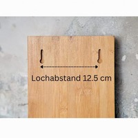 Porte-clés mural multifonctionnel en bois à un seul niveau avec pince et grande capacité pour la décoration de la maison, du salon et de l'entrée