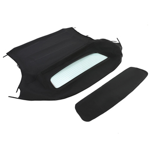 Pour <span class=keywords><strong>Audi</strong></span> <span class=keywords><strong>TT</strong></span> Cabriolet 2000 2001 2002-2006 Capote souple avec vitre chauffante noire - Product Image 4